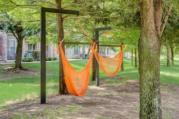 Hammock in garden